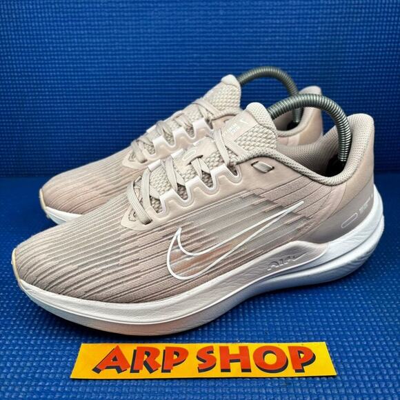 🔴 Nike Air Winflo 9 Women`s Size 8.5 Pink White Athletic Shoes DD8686-600